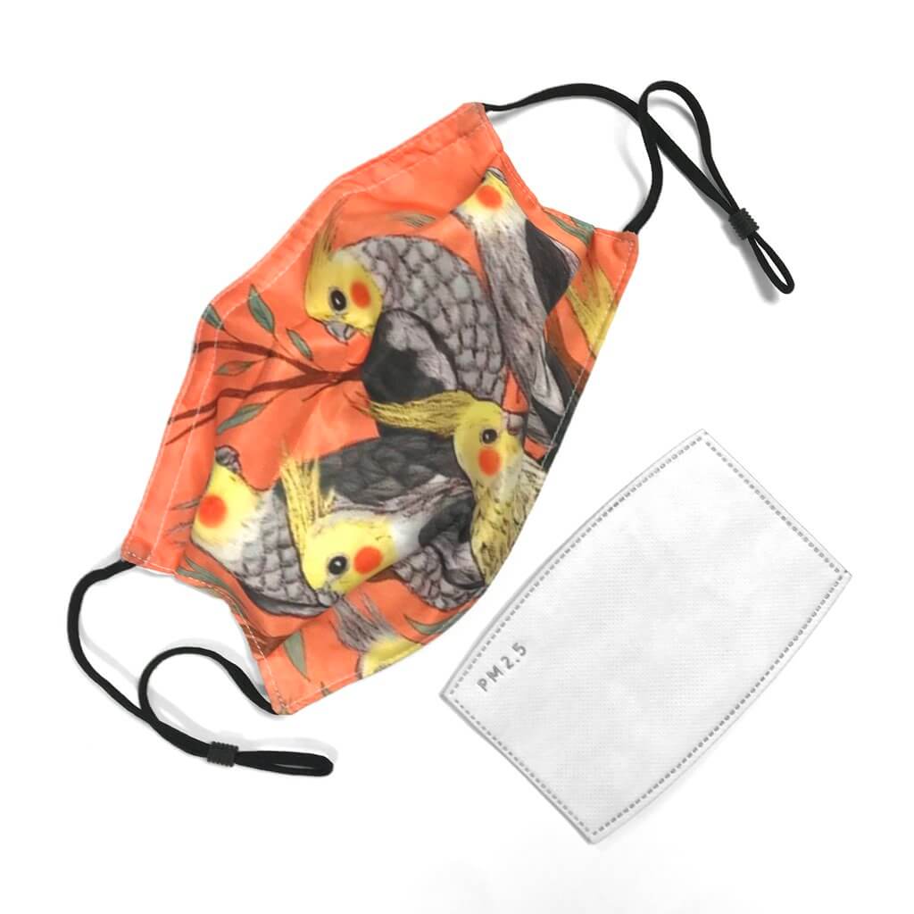 Adjustable Covid Mask, Reusable Face Masks with Filter & Nose Wire Adjustable Face Masks with Filter Yarn Designers Boutique