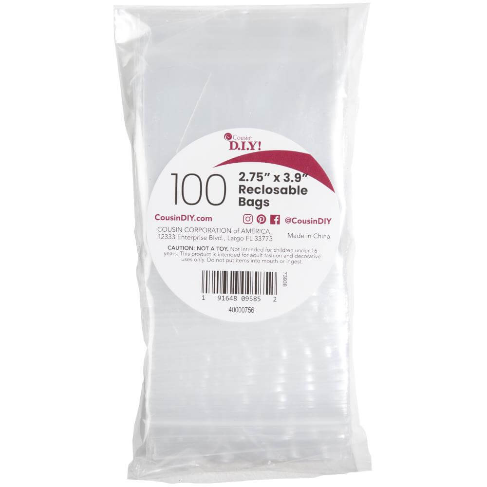 Resealable Bags, Mini Reclosable Plastic Bags for Packaging