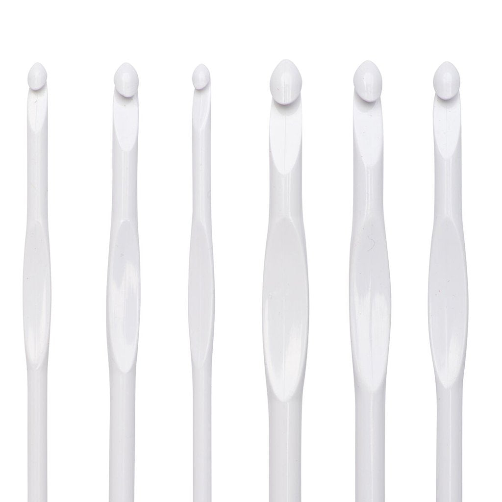 Luxite Lightweight Plastic Crochet Hooks, Susan Bates Luxite Plastic Crochet Hooks Yarn Designers Boutique