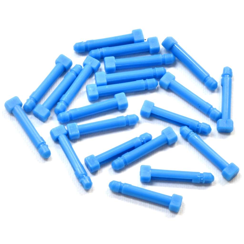 Replacement Pegs for Knitting Loom, 20 Pegs, Multicolored Replacement Knitting Loom Pegs 20 Pieces Yarn Designers Boutique