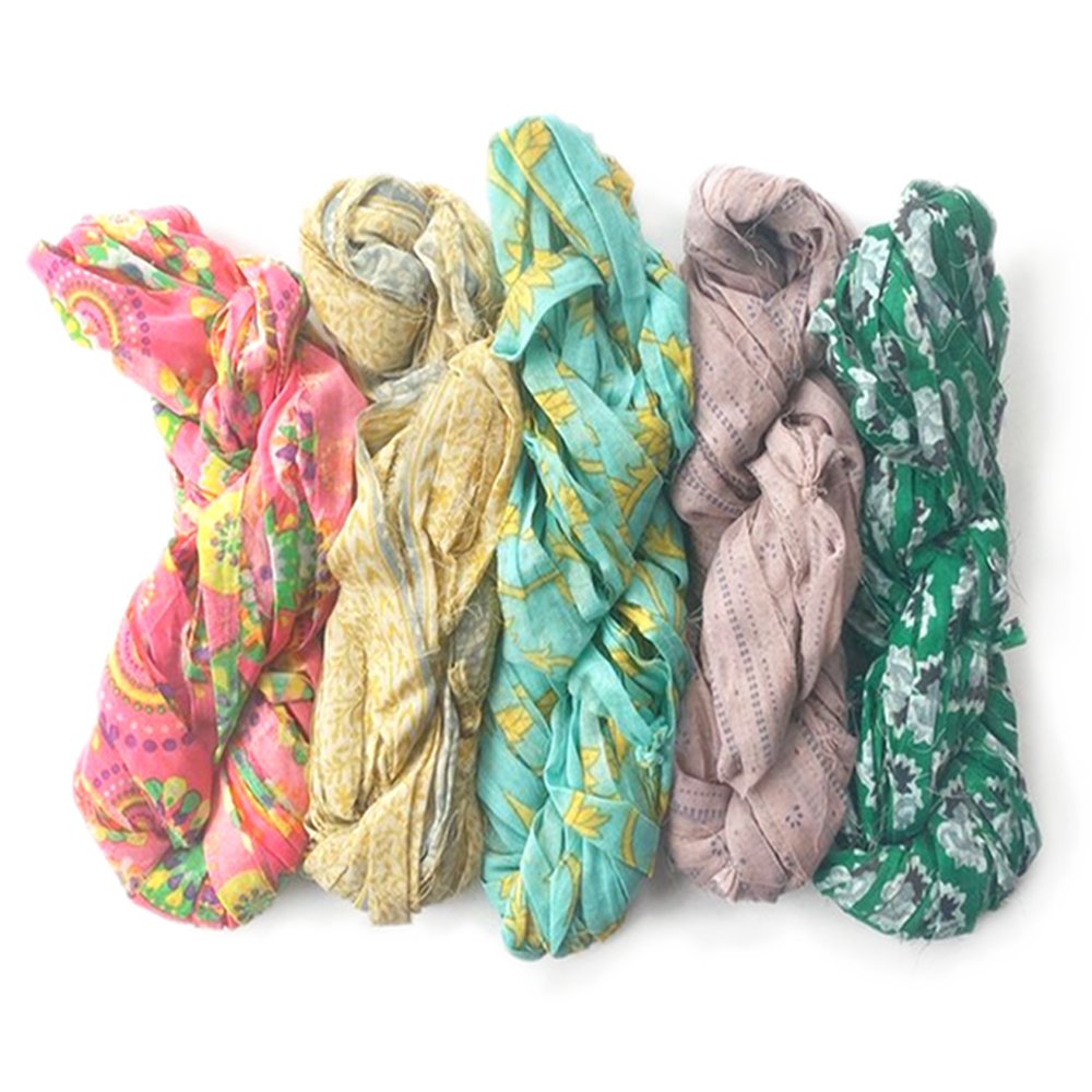 Knit Collage Yarns Wildflower Mini Skein Sampler Kit, 100% Cotton Yarn Wildflower Mini Skein Sampler Set from Knit Collage Yarn Designers Boutique
