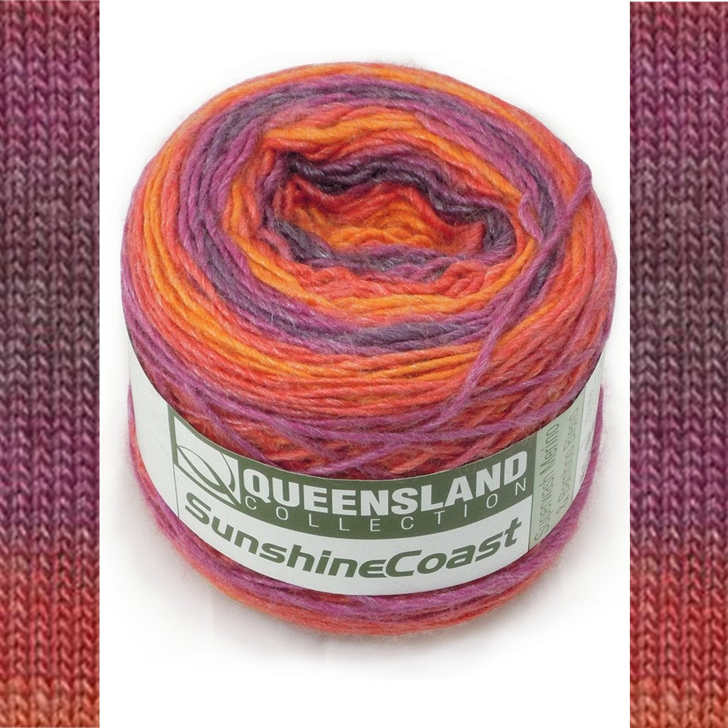 Sunshine Coast Yarn by Queensland Collection, Space Dyed DK Yarn Sunshine Coast Yarn by Queensland Collection Yarn Designers Boutique