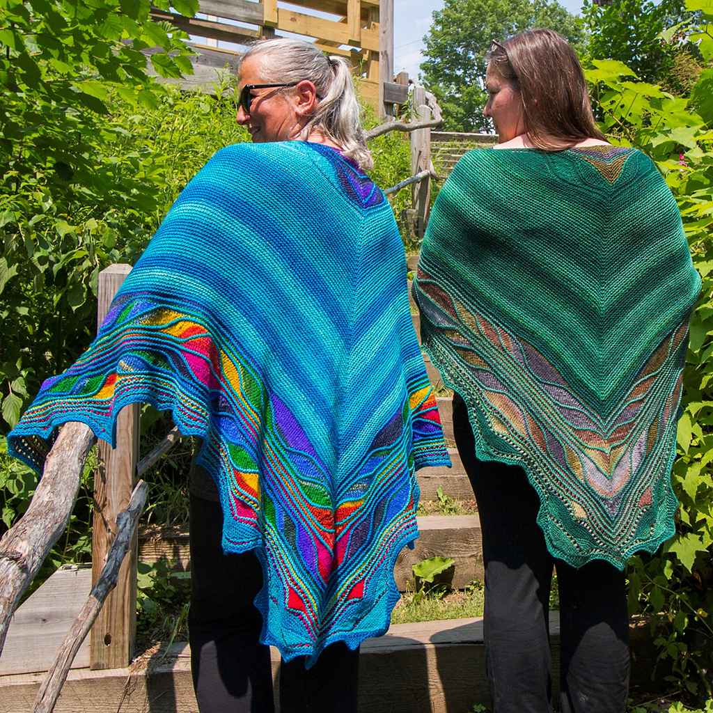 Vacation Butterfly Shawl Yarn Kit, for Marin Melchior Knitting Pattern Vacation Butterfly Shawl Yarn Kit by Marin Melchior Yarn Designers Boutique