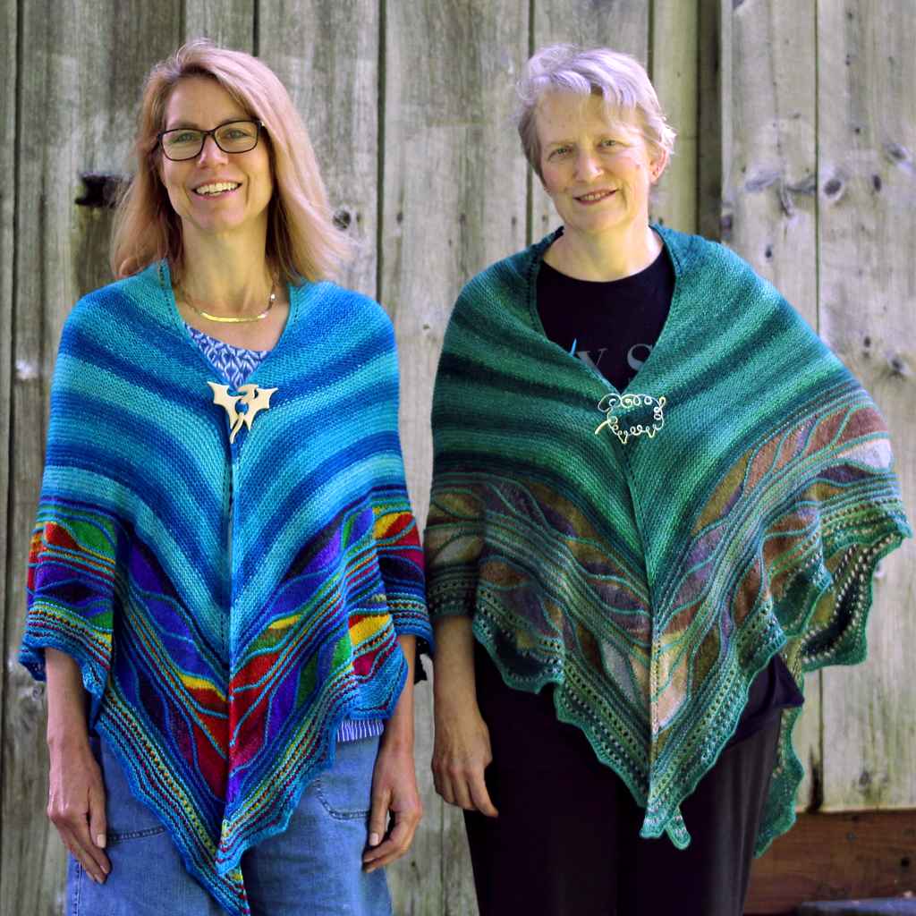 Vacation Butterfly Shawl Yarn Kit, for Marin Melchior Knitting Pattern Vacation Butterfly Shawl Yarn Kit by Marin Melchior Yarn Designers Boutique