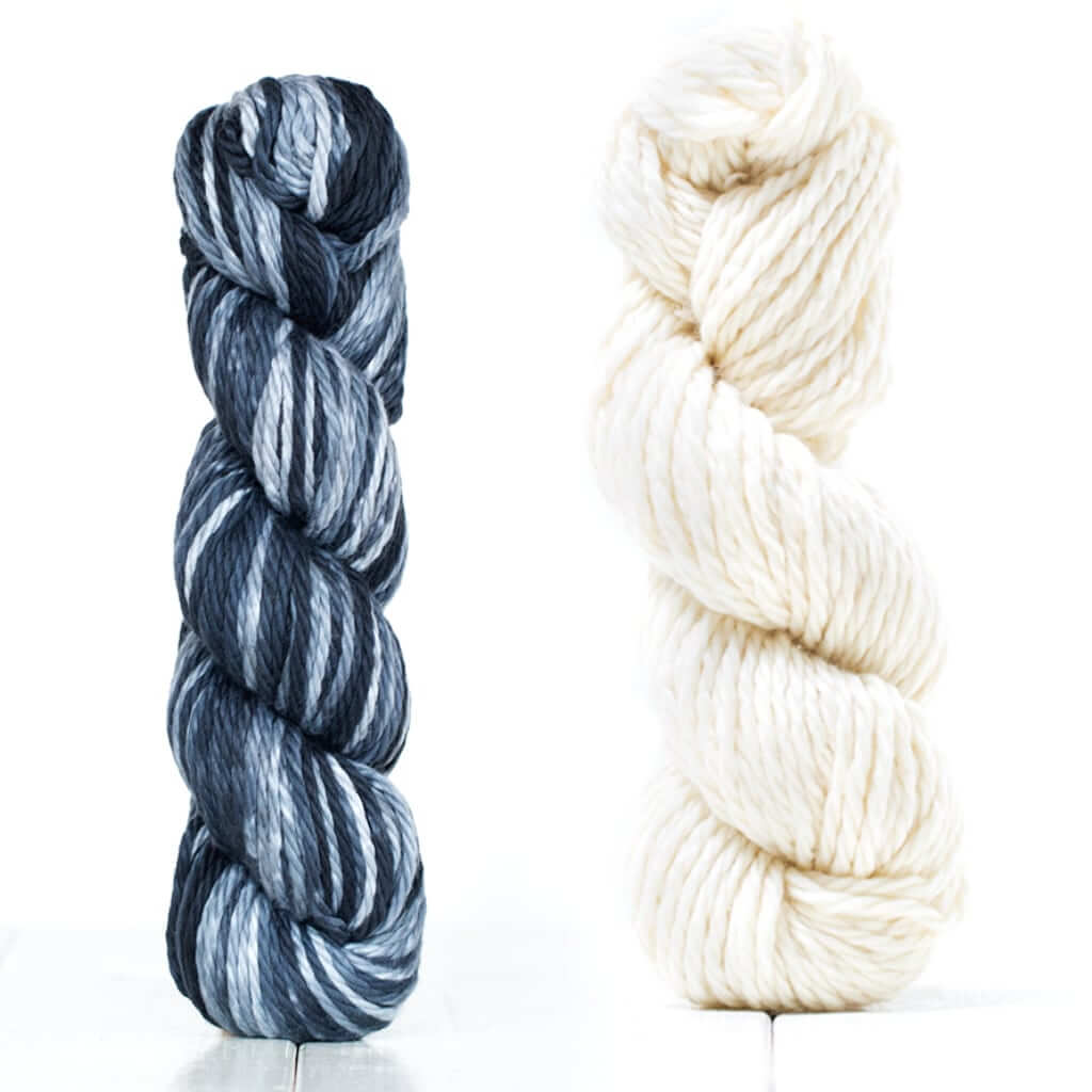 Yedikule Knit Blanket Kit with Urth Galatea Chunky Yarn | Knitting Kit Yedikule Throw Knitting Kit Yarn Designers Boutique