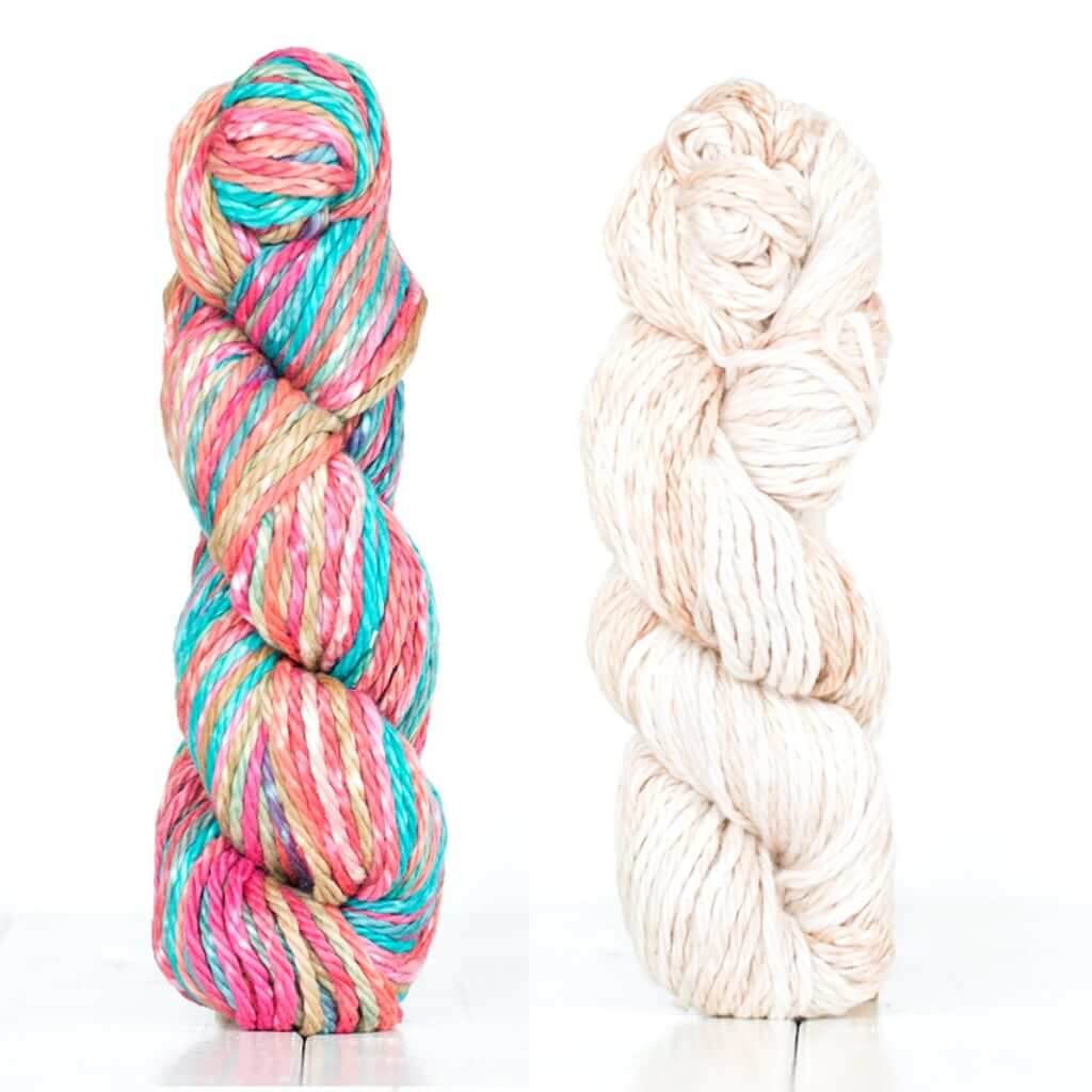 Yedikule Knit Blanket Kit with Urth Galatea Chunky Yarn | Knitting Kit Yedikule Throw Knitting Kit Yarn Designers Boutique