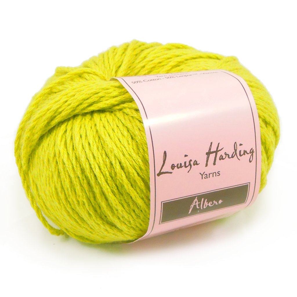 Louisa Harding Albero Yarn, Viscose & Cotton Yarn Worsted Weight Albero Cotton Yarn from Louisa Harding Yarn Designers Boutique