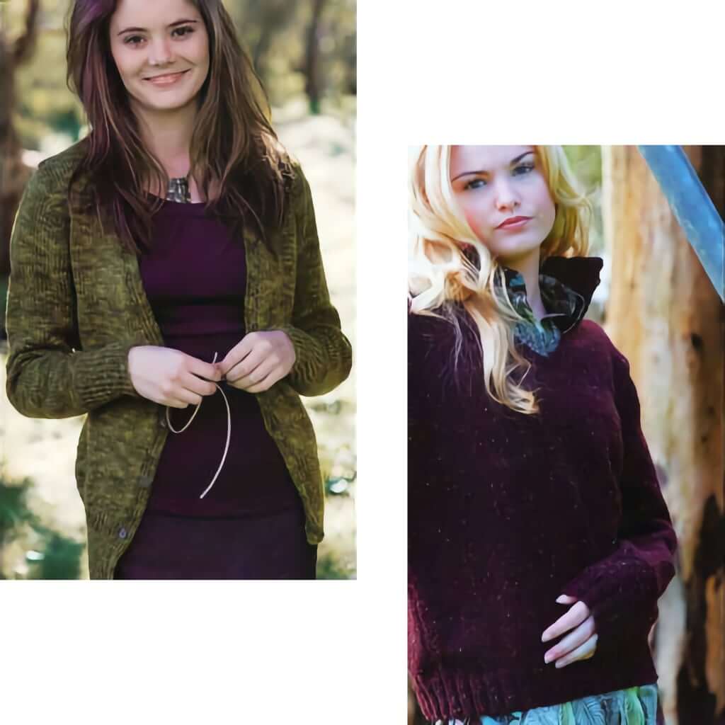 Womens Sweater Knitting Patterns | Ella Rae Designs for Queensland Collection Ella Rae Designs for Queensland Collection, Book Seven Yarn Designers Boutique