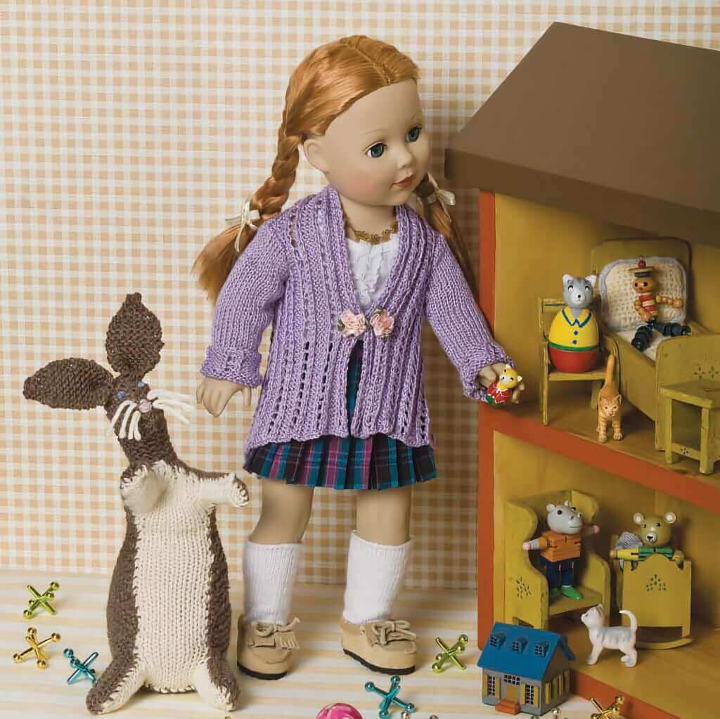 Doll Clothes Patterns | Knits for Dolls: 25 Fun Outfits for 18" Dolls Knits for Dolls by Nicky Epstein: 25 Fun, Fabulous Outfits for 18-Inch Dolls Yarn Designers Boutique