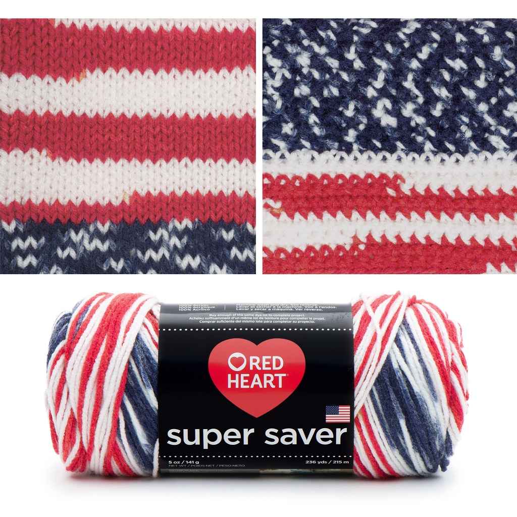 Super Saver, Easy Care, Machine Washable Yarn by Red Heart Super Saver Variegated Yarn by Red Heart Yarn Designers Boutique