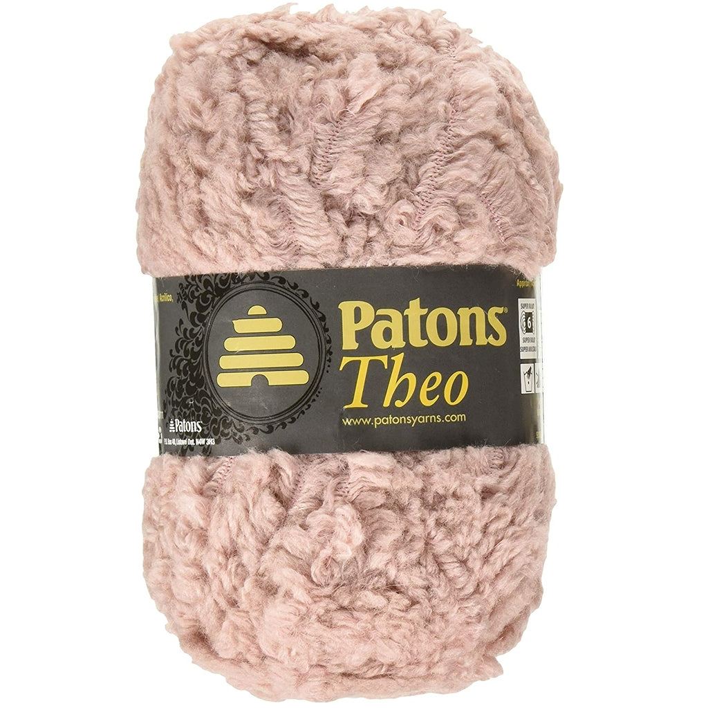 Theo Fur Yarn by Patons, Super Bulky Faux Fur Boa Yarn Theo Yarn by Patons Yarn Designers Boutique