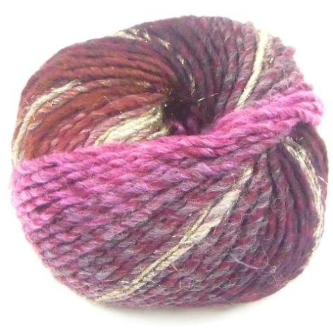 Metallic Bulky Yarn, Lana Gatto Bright Metallic Self Striping Yarn Bright Metallic Self Striping Yarn from Lana Gatto Yarn Designers Boutique