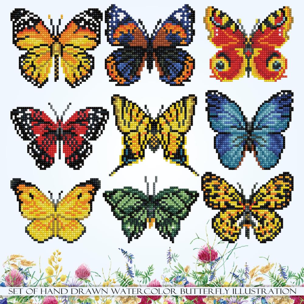 Diamond Painting Butterfly Showcase Diamond Art by Diamond Dotz