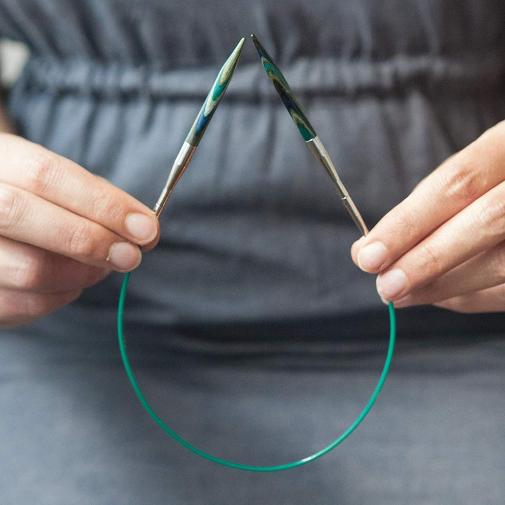 Knitting Needles | Knit Picks Interchangeable Needles with Short Tips Short Caspian Interchangeable Circular Needle Set for Socks, US 4-10 Yarn Designers Boutique
