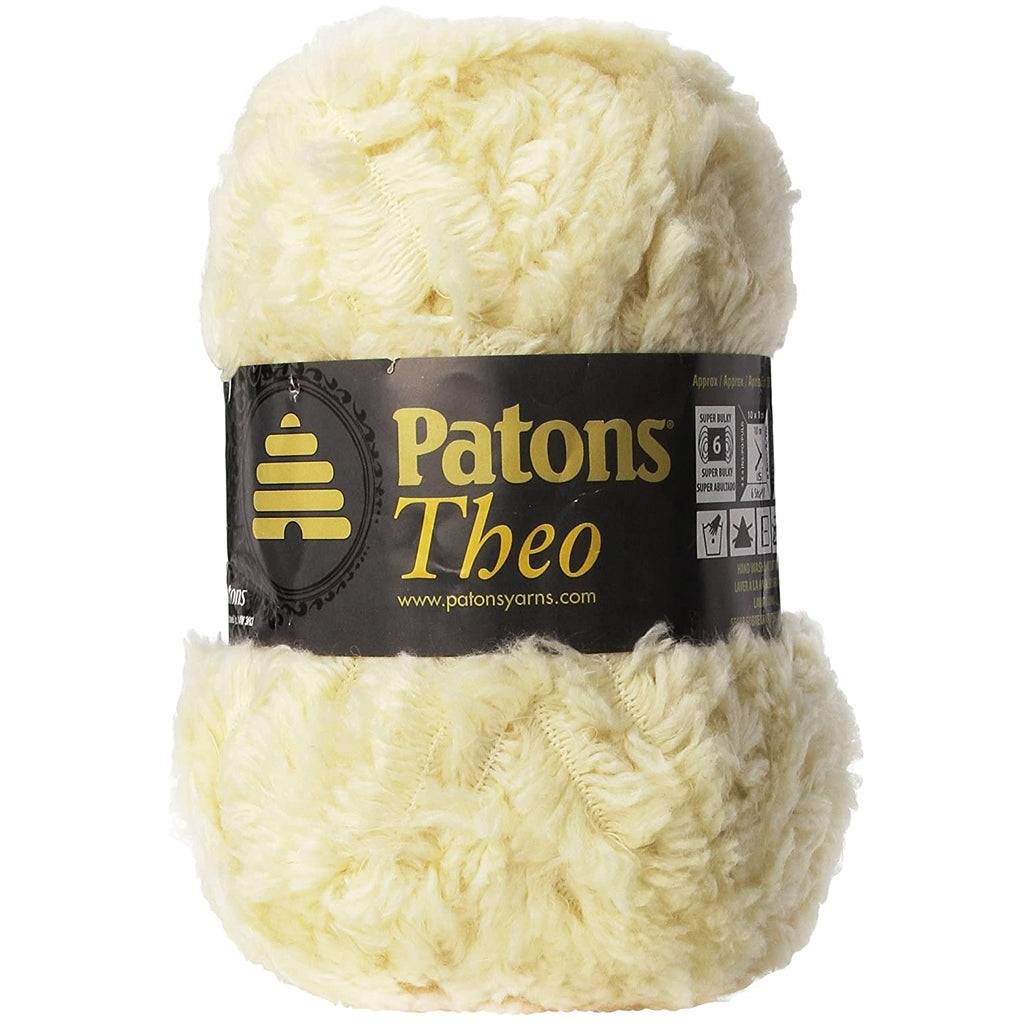 Theo Fur Yarn by Patons, Super Bulky Faux Fur Boa Yarn Theo Yarn by Patons Yarn Designers Boutique