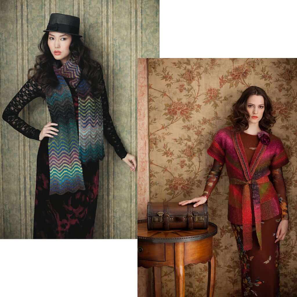 Knitting Patterns | Knit Noro 30 Designs in Living Color Pattern Book Knit Noro 30 Designs in Living Color, Knitting Pattern Book Yarn Designers Boutique