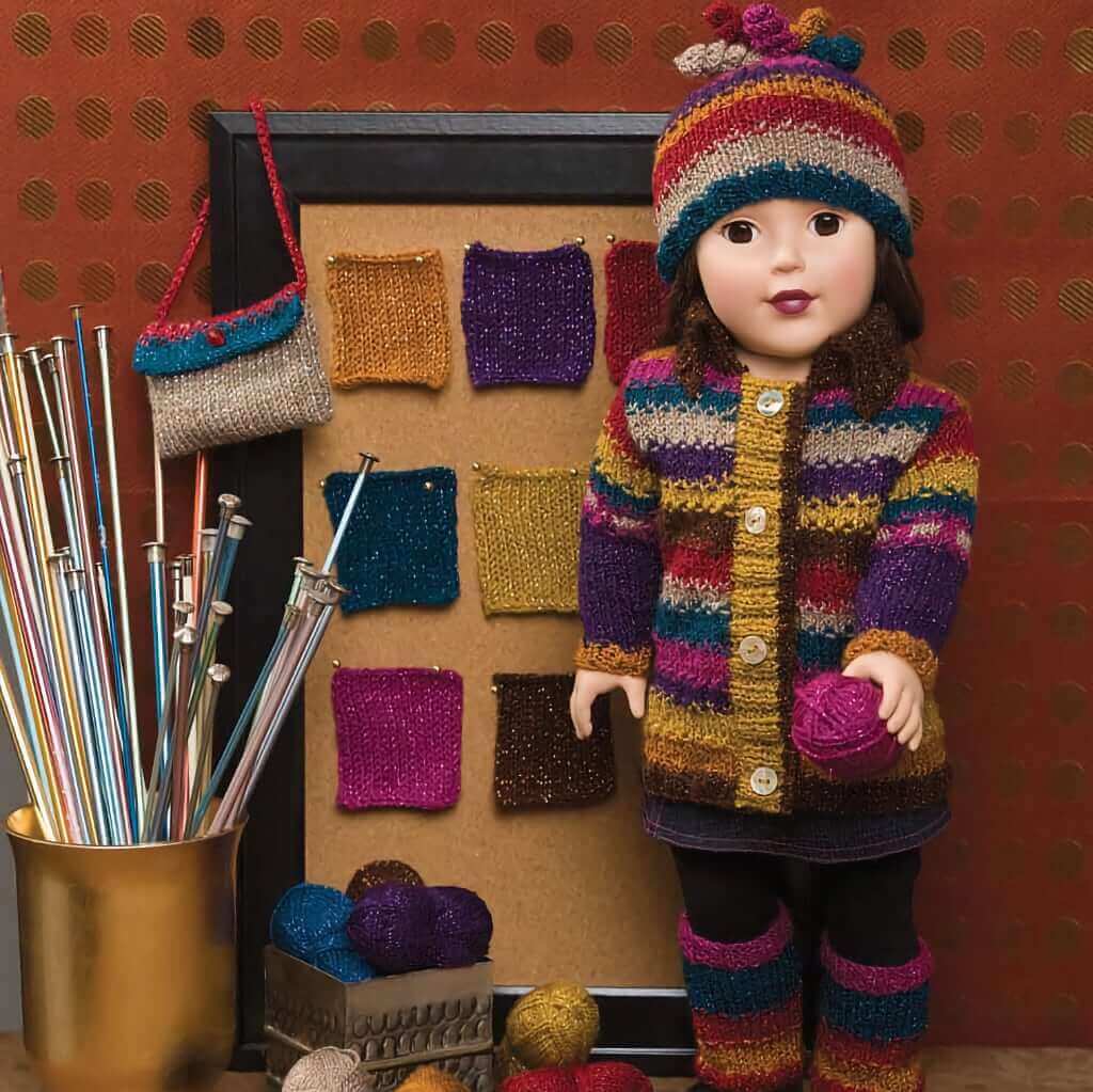 Doll Clothes Patterns | Knits for Dolls: 25 Fun Outfits for 18" Dolls Knits for Dolls by Nicky Epstein: 25 Fun, Fabulous Outfits for 18-Inch Dolls Yarn Designers Boutique