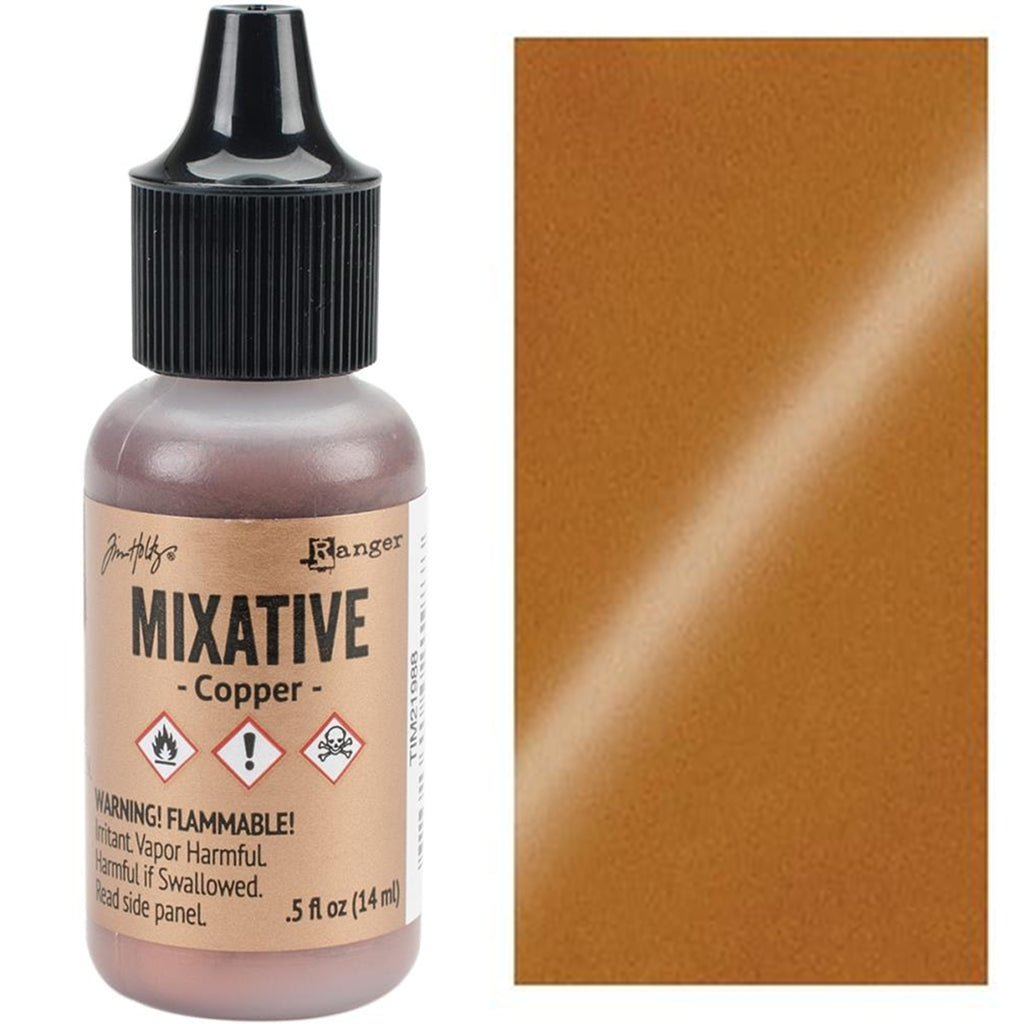 Metallic Alcohol Ink Mixatives, Tim Holtz Ranger Adirondak .5 oz Alcohol Inks Metallic Mixatives, .5 oz, Tim Holtz Ranger Yarn Designers Boutique