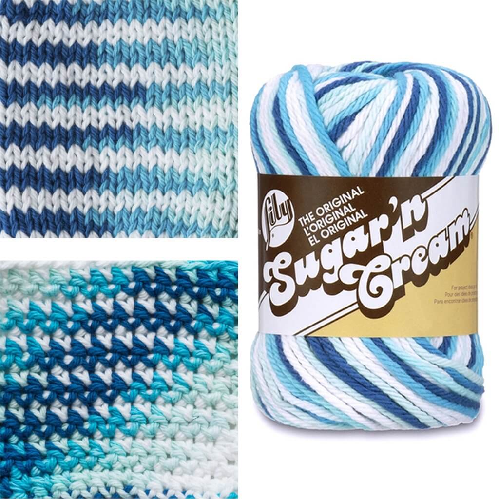 Lily Sugar n Cream Yarn | 100% Cotton Machine Washable & Dryable Lily Sugar'n Cream Yarn Yarn Designers Boutique