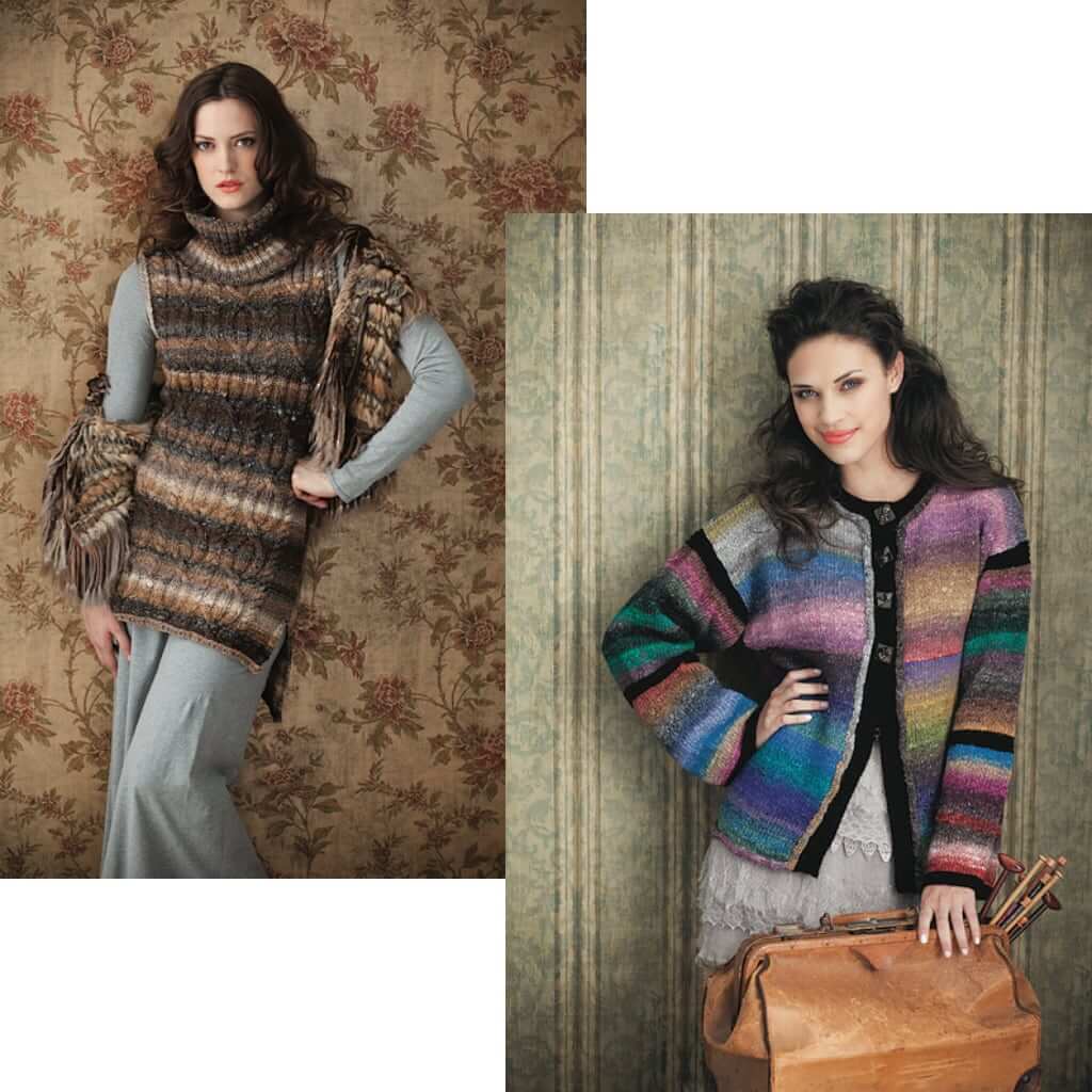 Knitting Patterns | Knit Noro 30 Designs in Living Color Pattern Book Knit Noro 30 Designs in Living Color, Knitting Pattern Book Yarn Designers Boutique