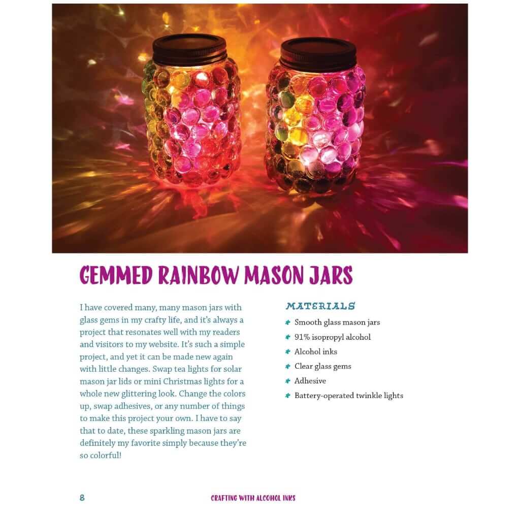 Crafting with Alcohol Ink by Allison Murray | FREE Shipping Over $60 Crafting with Alcohol Inks by Allison Murray Yarn Designers Boutique