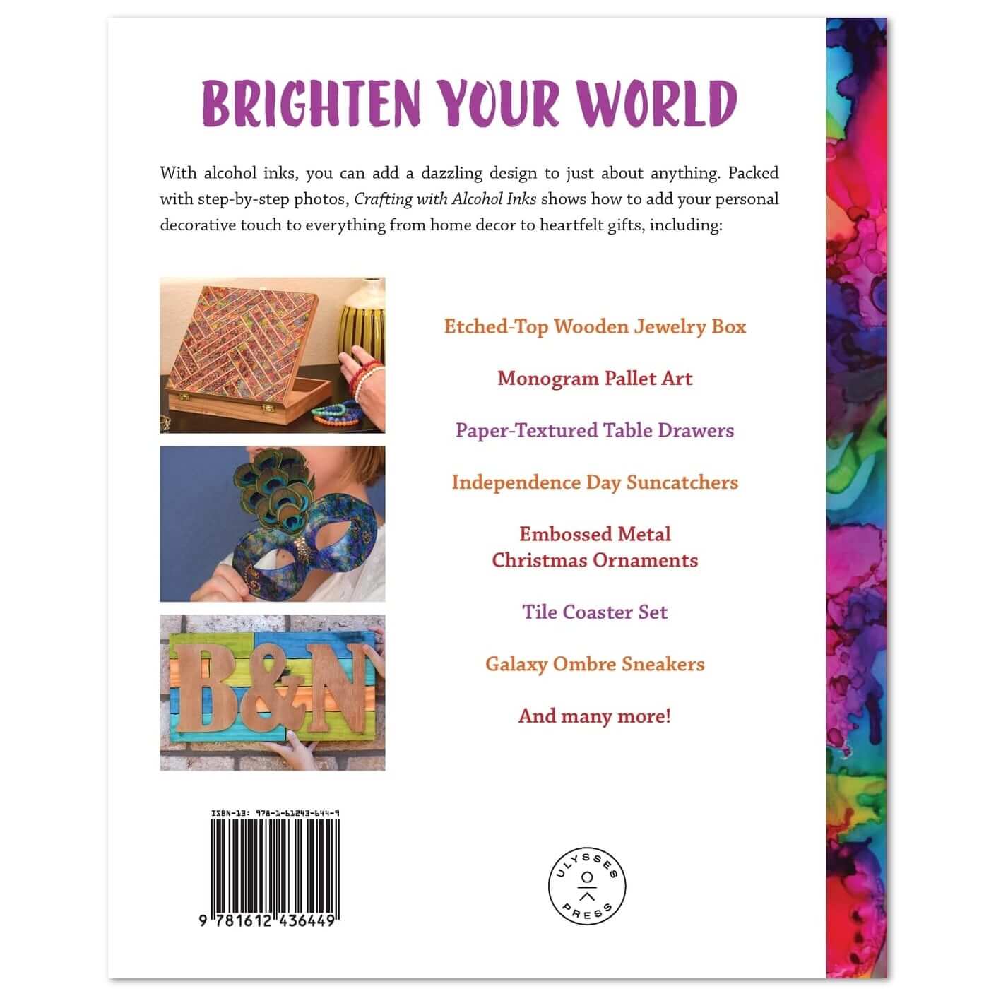 Crafting with Alcohol Ink by Allison Murray | FREE Shipping Over $60 Crafting with Alcohol Inks by Allison Murray Yarn Designers Boutique