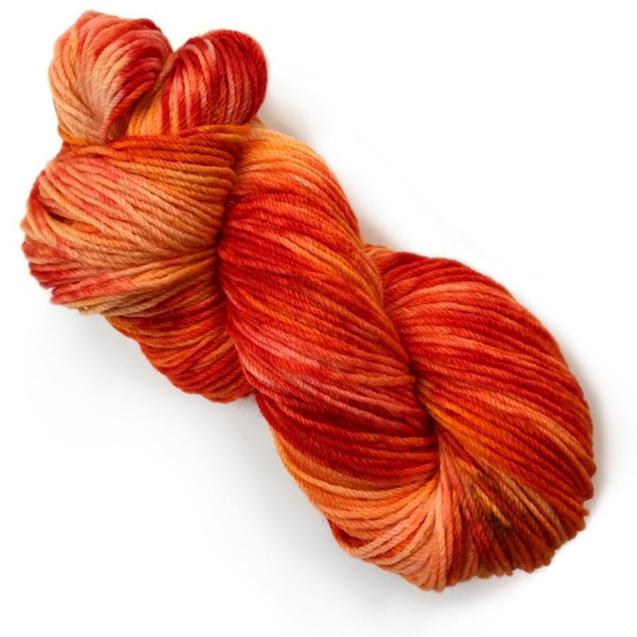 Hand Dyed Yarn, Creamsicle Yarn, Worsted, DK & Sock Yarn Hand Dyed Yarn, Creamsicle (Choose Your Base Yarn) Yarn Designers Boutique