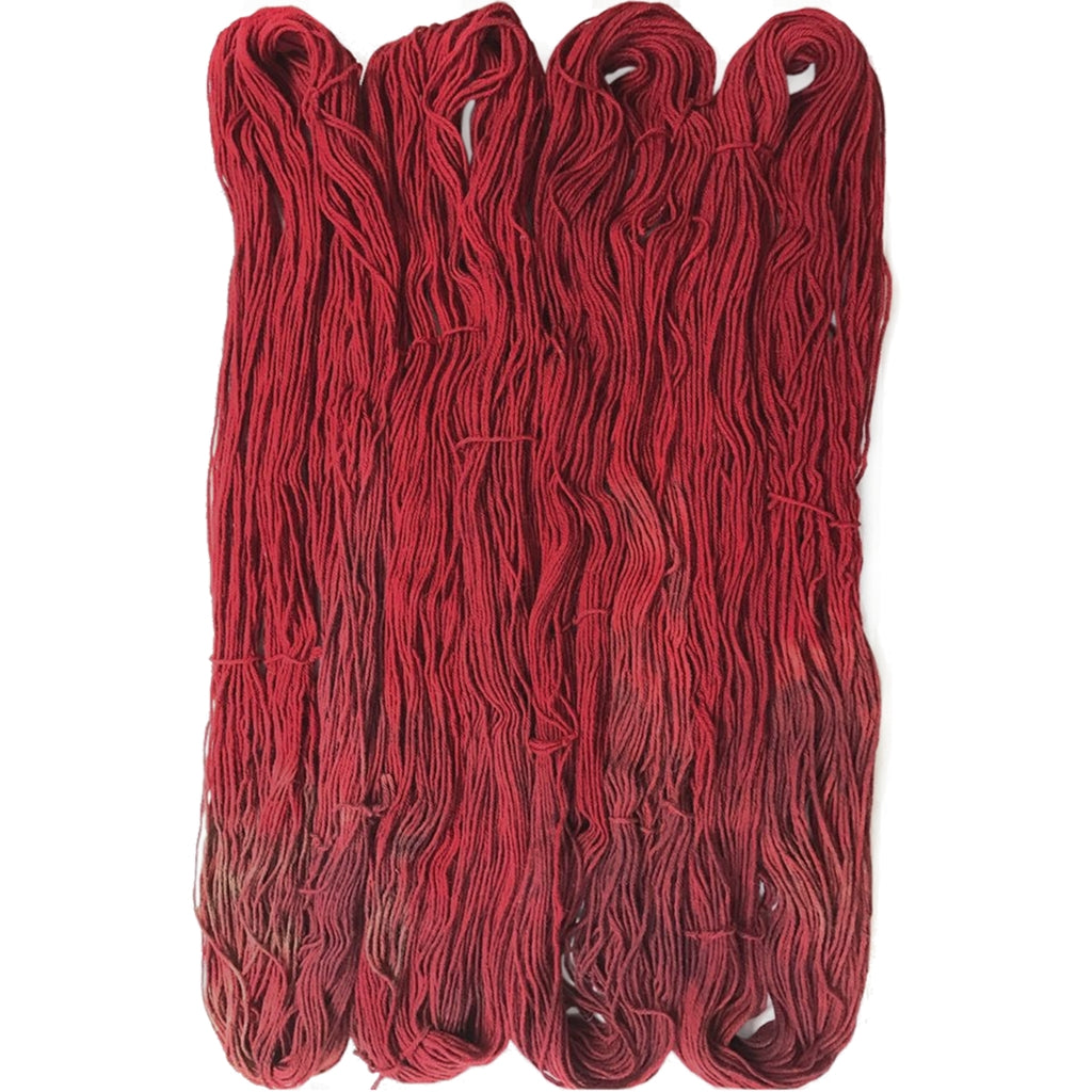 Red Yarn | Hand Dyed Worsted Yarn in Rich Red Tones | Alpaca & Merino Deep Red Shades, Hand Dyed, Worsted Yarn Designers Boutique