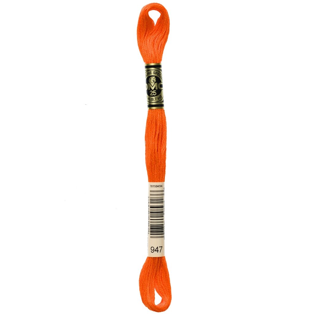 Embroidery Thread | DMC Embroidery Floss Cotton 6-Strand Orange Shades DMC 6 Strand Cotton Embroidery Floss Oranges Yarn Designers Boutique