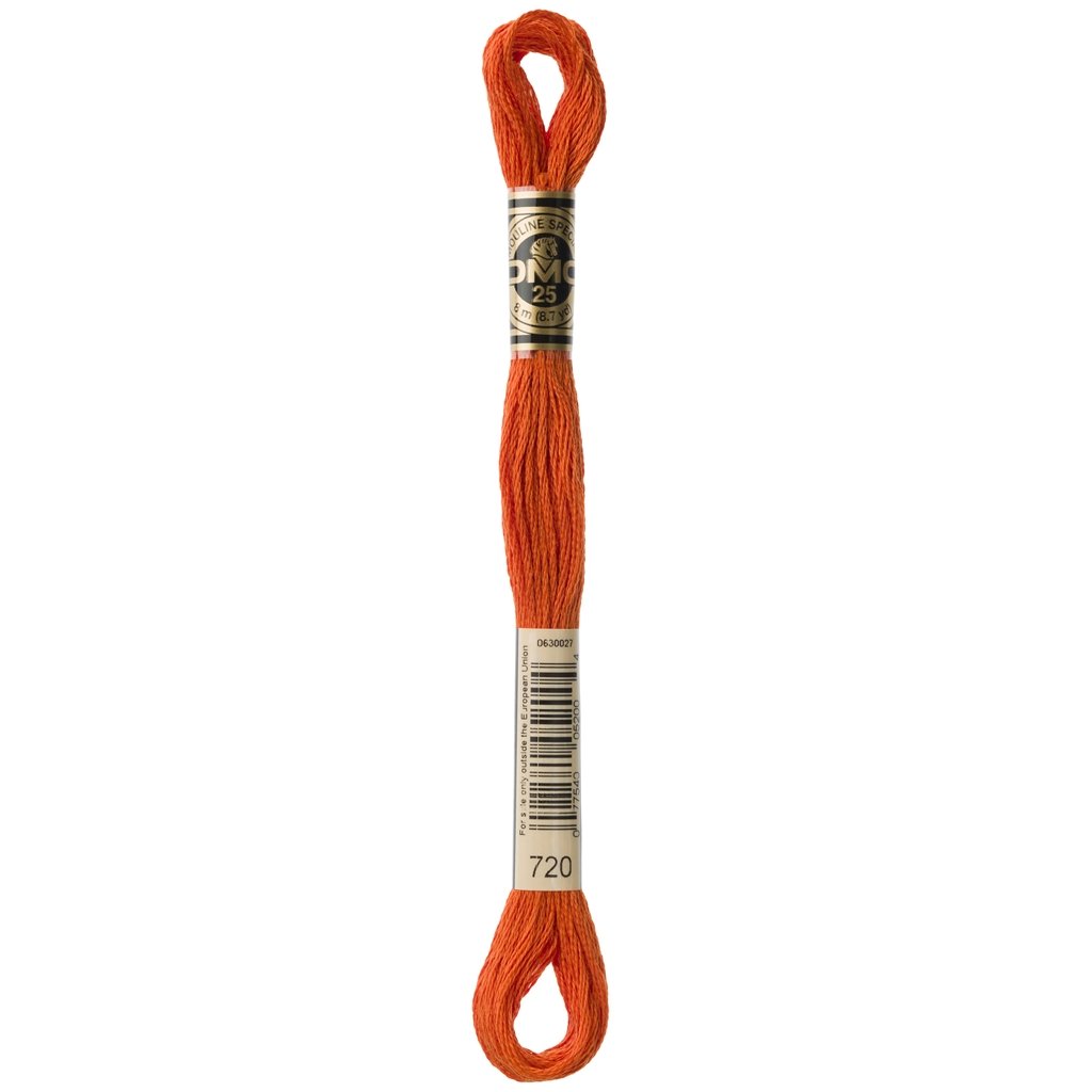 Embroidery Thread | DMC Embroidery Floss Cotton 6-Strand Orange Shades DMC 6 Strand Cotton Embroidery Floss Oranges Yarn Designers Boutique