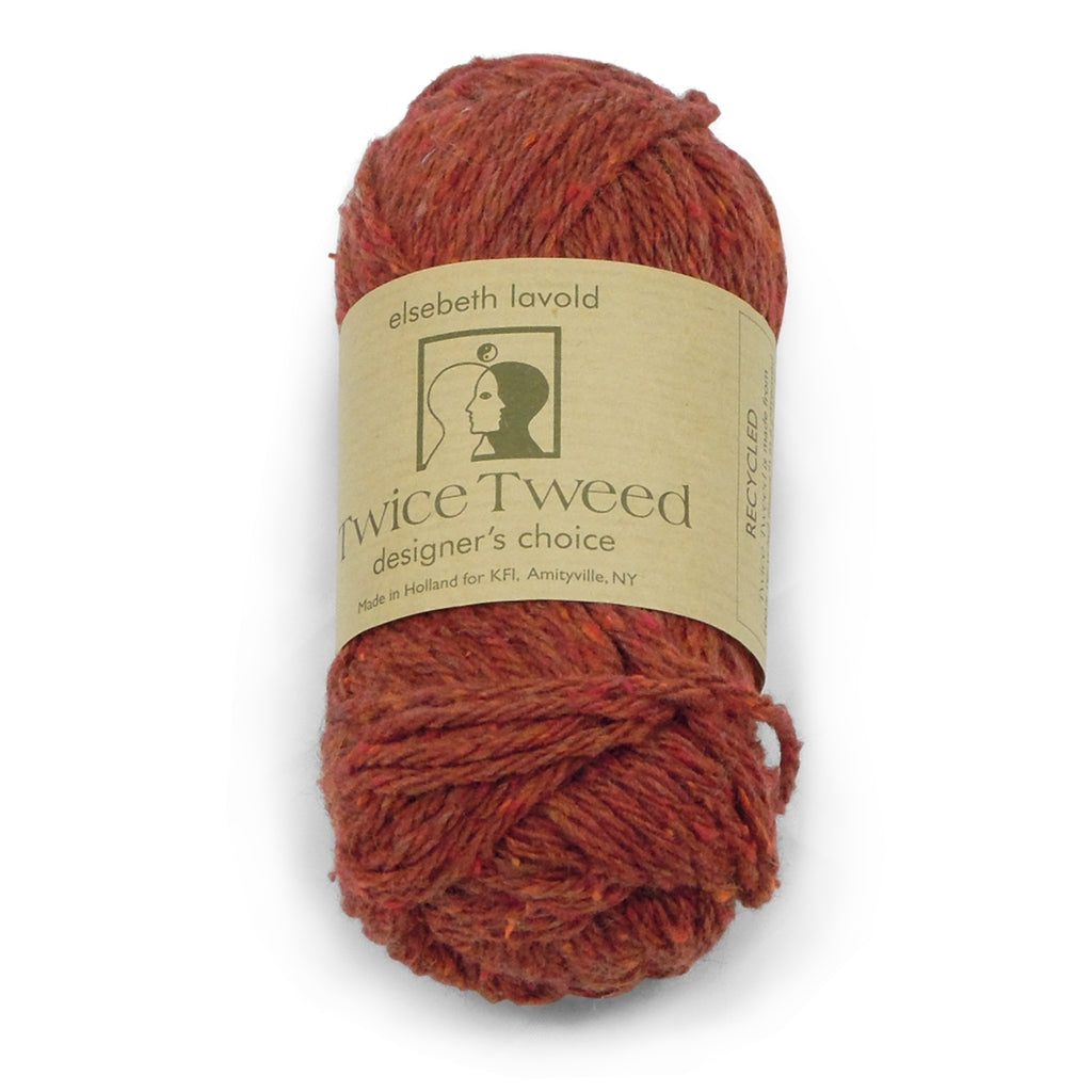 Elsebeth Lavold Twice Tweed Wool Yarn, Recycled Fibers Knitting Yarn Twice Tweed Yarn by Elsebeth Lavold Yarn Designers Boutique