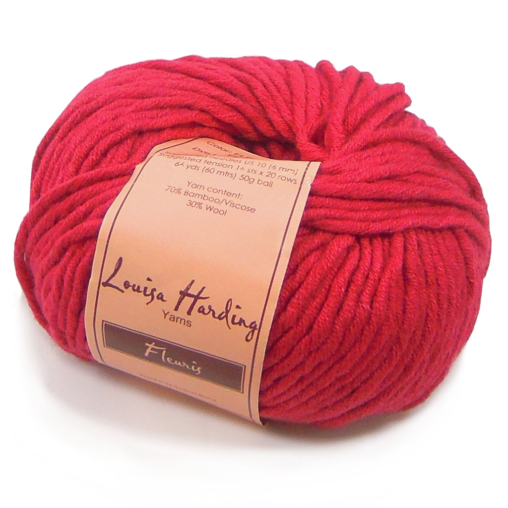 Louisa Harding Yarns, Fleuris Bulky Bamboo & Wool Yarn Fleuris Yarn by Louisa Harding Yarn Designers Boutique