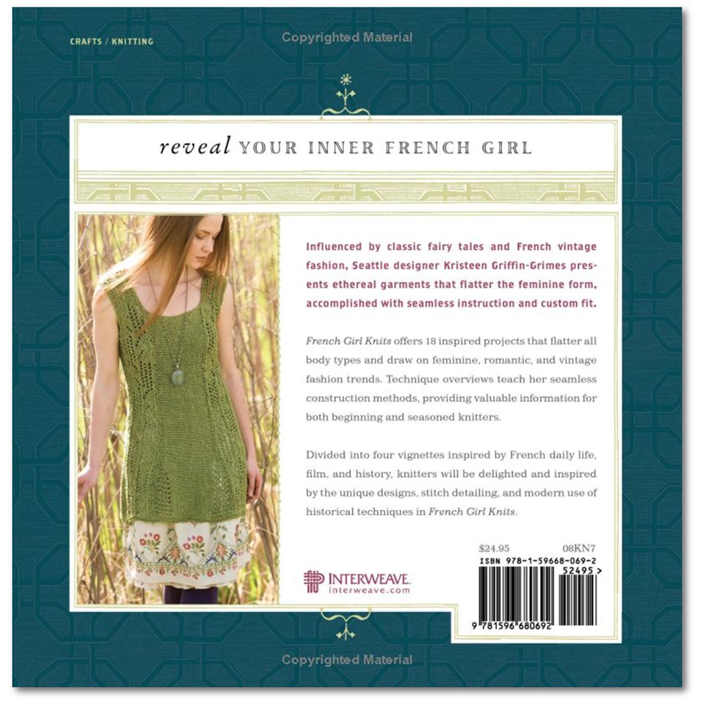 Knitting Patterns | French Girl Knits by Kristeen Griffin-Grimes French Girl Knits Pattern Book by Kristeen Griffin-Grimes Yarn Designers Boutique