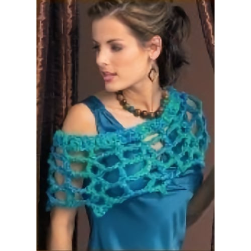 Glamour Wraps by Melissa Leapman | Crochet Poncho Patterns Glamour Wraps Pattern Book by Melissa Leapman Yarn Designers Boutique