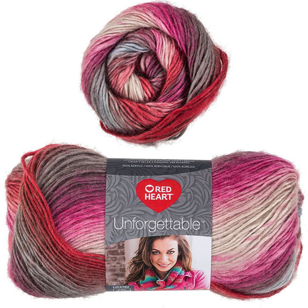 Red Heart Yarn, Boutique Unforgettable | Easy Care Worsted Yarn Boutique Unforgettable, Red Heart Yarns Yarn Designers Boutique