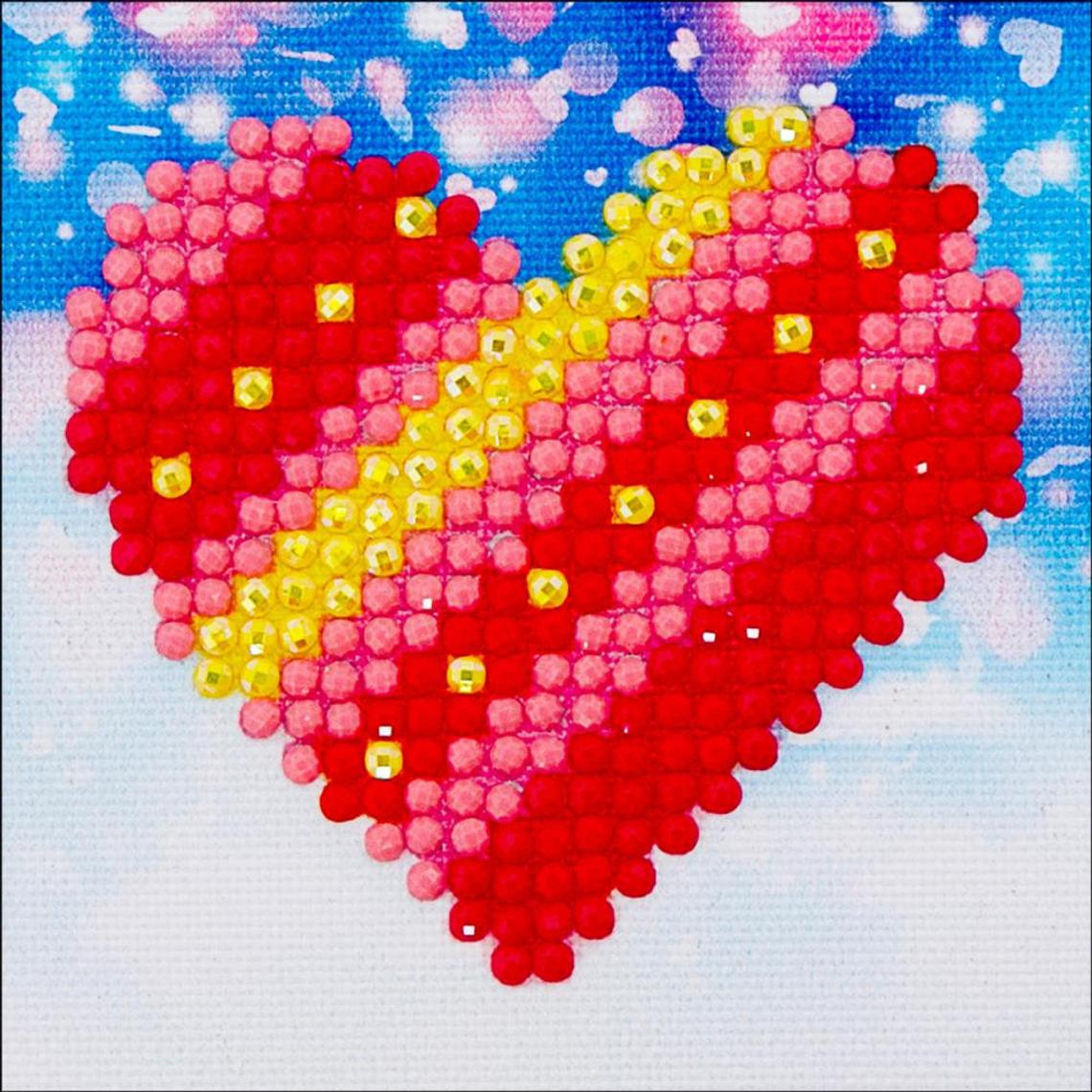 Mini Diamond Painting, Simple Craft Kits for Kids, Easy Diamond Art Diamond Dotz, Small 2.75 x 2.75 Inch Yarn Designers Boutique