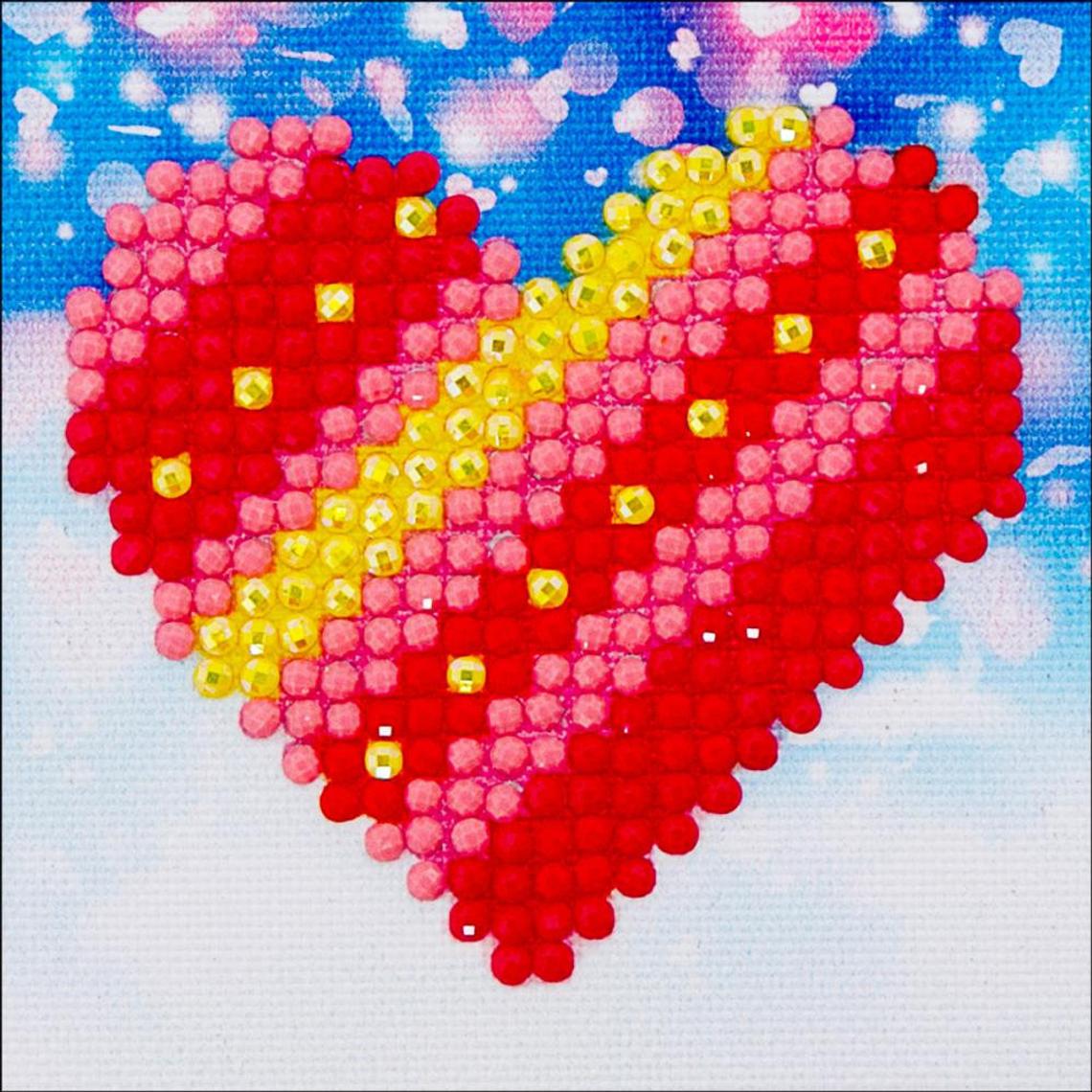 Mini Diamond Painting, Simple Craft Kits for Kids, Easy Diamond Art Diamond Dotz, Small 2.75 x 2.75 Inch Yarn Designers Boutique