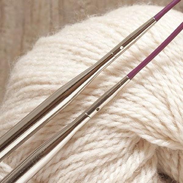 Knitting Needles | Knit Picks Nickel Plated Fixed Circular Needles 16" Nickel Plated Fixed Circular Needles, Knit Picks 16" & 24" Yarn Designers Boutique
