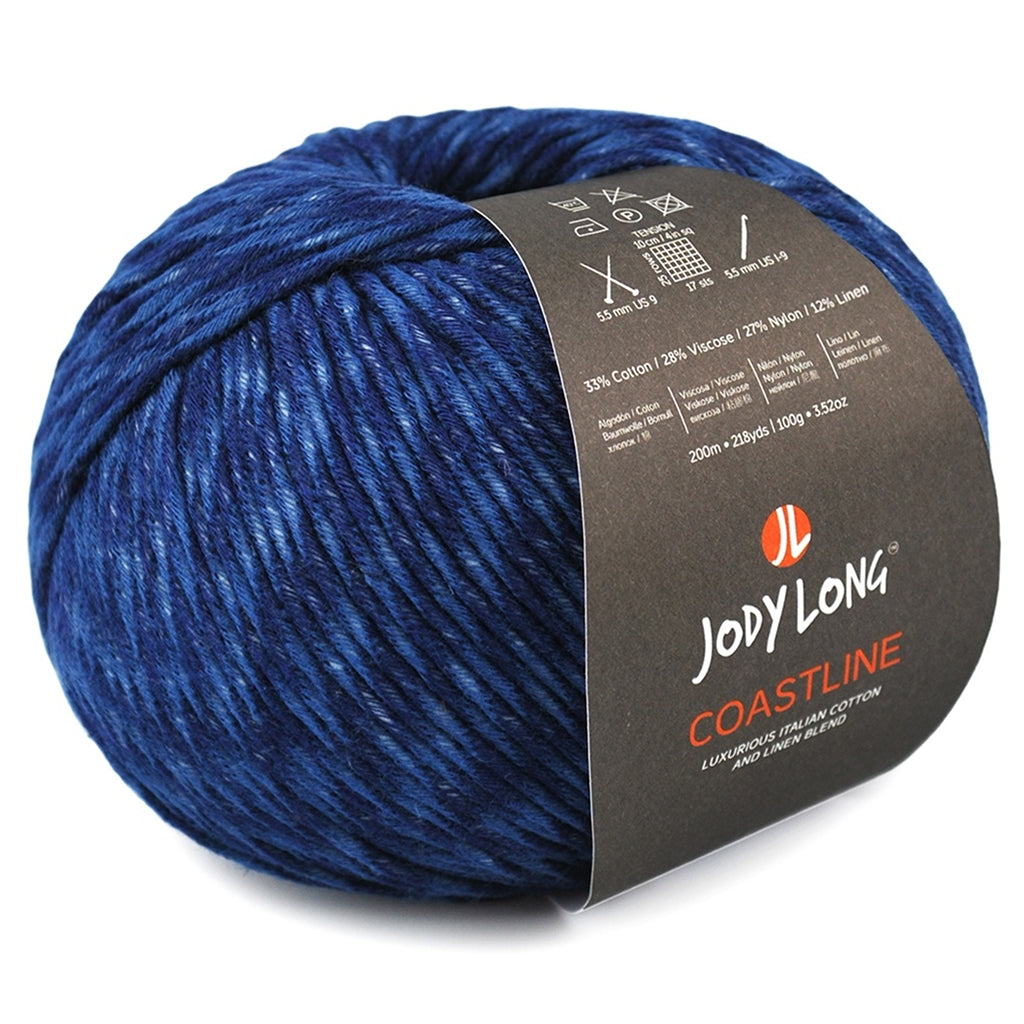 Jody Long, Coastline Linen Cotton Blend Summer Yarn for Knitting Coastline by Jody Long Yarn Designers Boutique