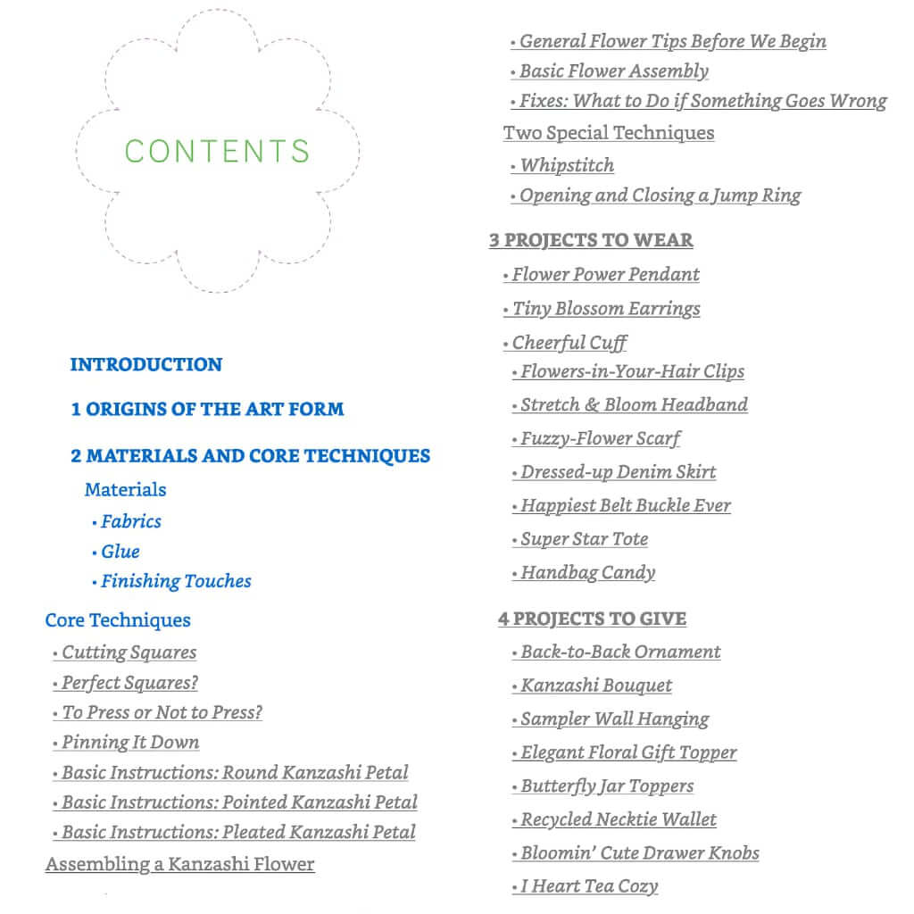 Kanzashi in Bloom: 20 Simple Fold & Sew Projects to Wear & Give Kanzashi in Bloom: 20 Simple Fold & Sew Projects to Wear or Give Yarn Designers Boutique