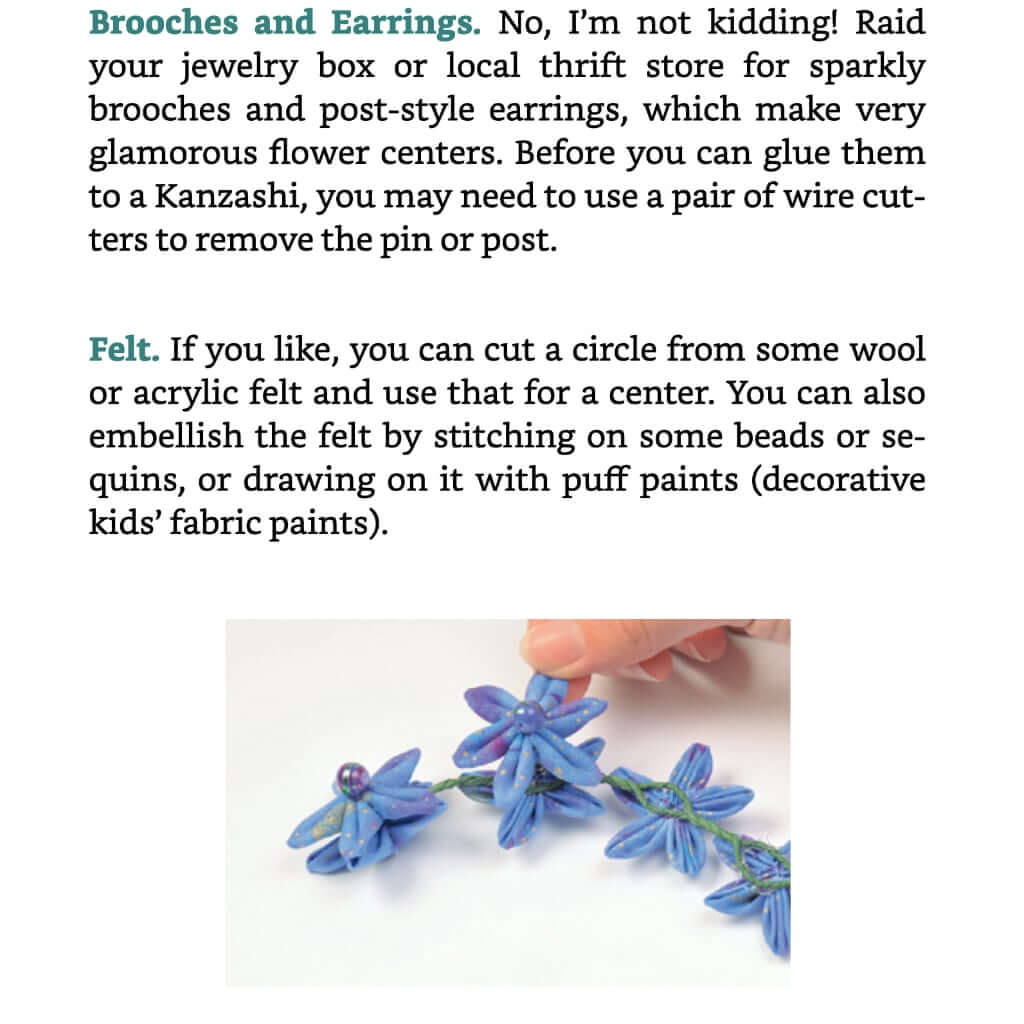 Kanzashi in Bloom: 20 Simple Fold & Sew Projects to Wear & Give Kanzashi in Bloom: 20 Simple Fold & Sew Projects to Wear or Give Yarn Designers Boutique