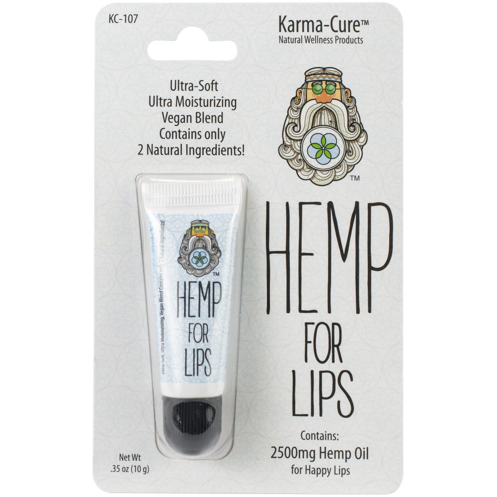 Lip Balm | Karma-Cure Hemp Chapstick, Vegan, Paraben Free, Non GMO Karma-Cure Hemp Lip Balm .35 oz Tube Yarn Designers Boutique