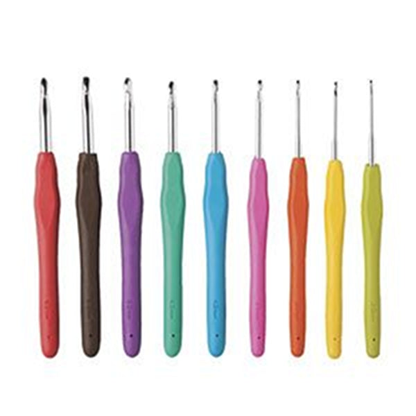 Crochet Hooks | Knit Picks Bright Hooks with Large Easy to Hold Handle Knit Picks Bright Crochet Hook Set #83037 Yarn Designers Boutique