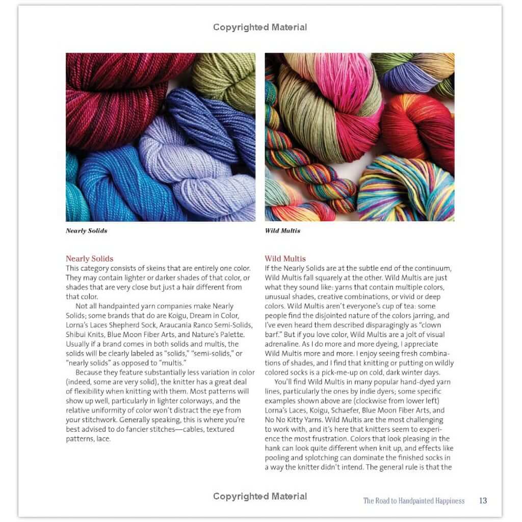Sock Patterns for Knitting Socks with Handpainted Yarn | Sock Knitting Knitting Socks with Handpainted Yarn Yarn Designers Boutique