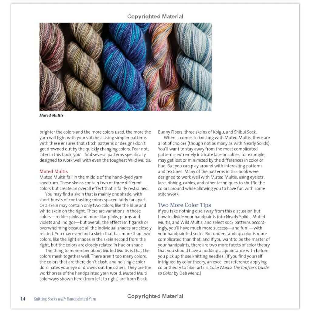 Sock Patterns for Knitting Socks with Handpainted Yarn | Sock Knitting Knitting Socks with Handpainted Yarn Yarn Designers Boutique