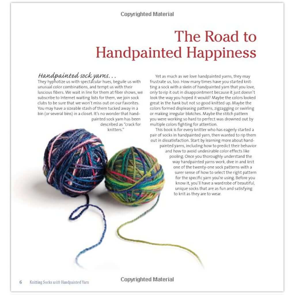 Sock Patterns for Knitting Socks with Handpainted Yarn | Sock Knitting Knitting Socks with Handpainted Yarn Yarn Designers Boutique