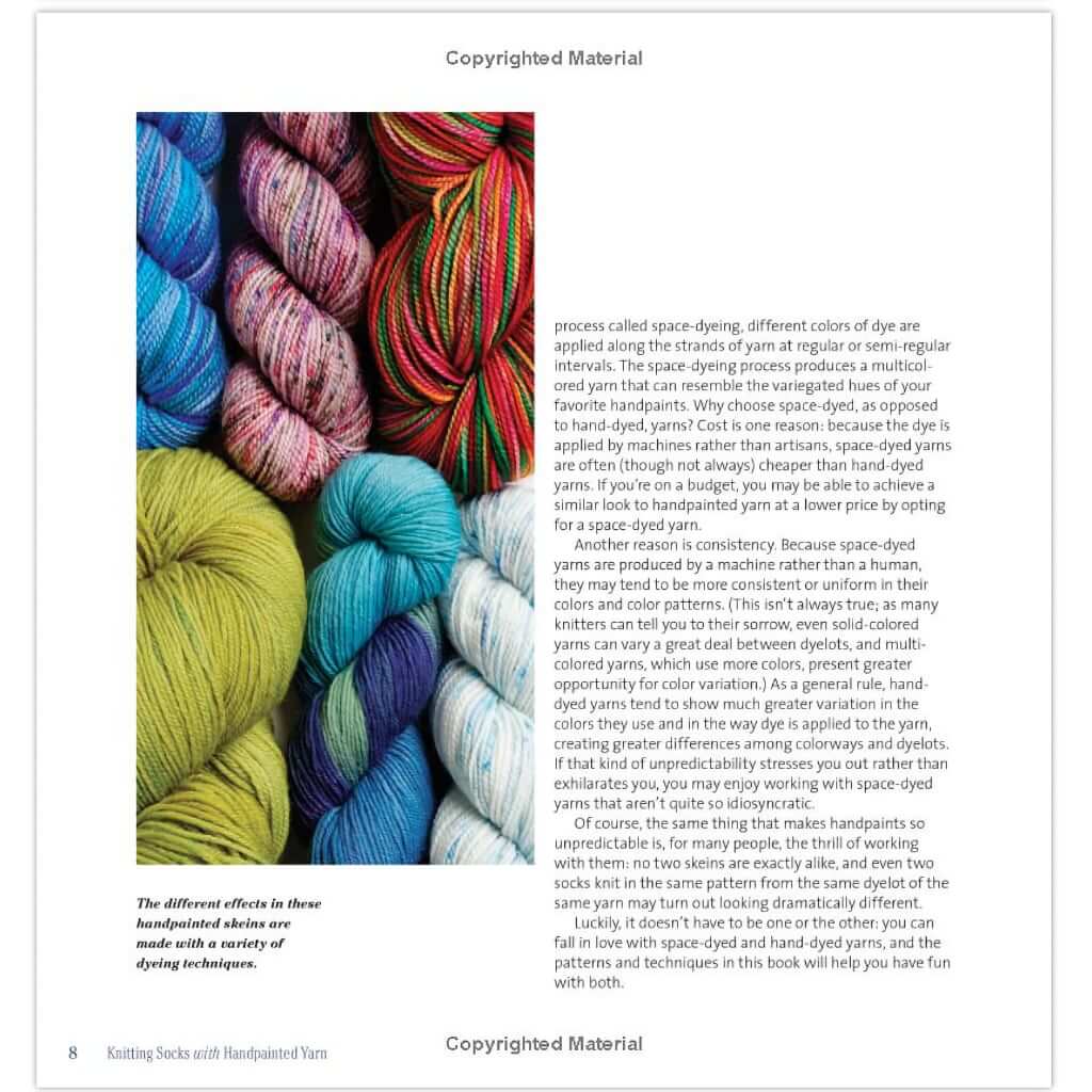 Sock Patterns for Knitting Socks with Handpainted Yarn | Sock Knitting Knitting Socks with Handpainted Yarn Yarn Designers Boutique