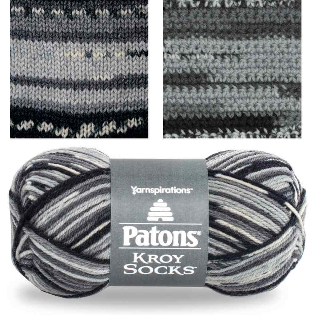 Patons Yarn, Kroy Sock, Easy-Care Machine Wash Knitting Yarn for Socks Kroy Sock Yarn from Patons Yarn Designers Boutique