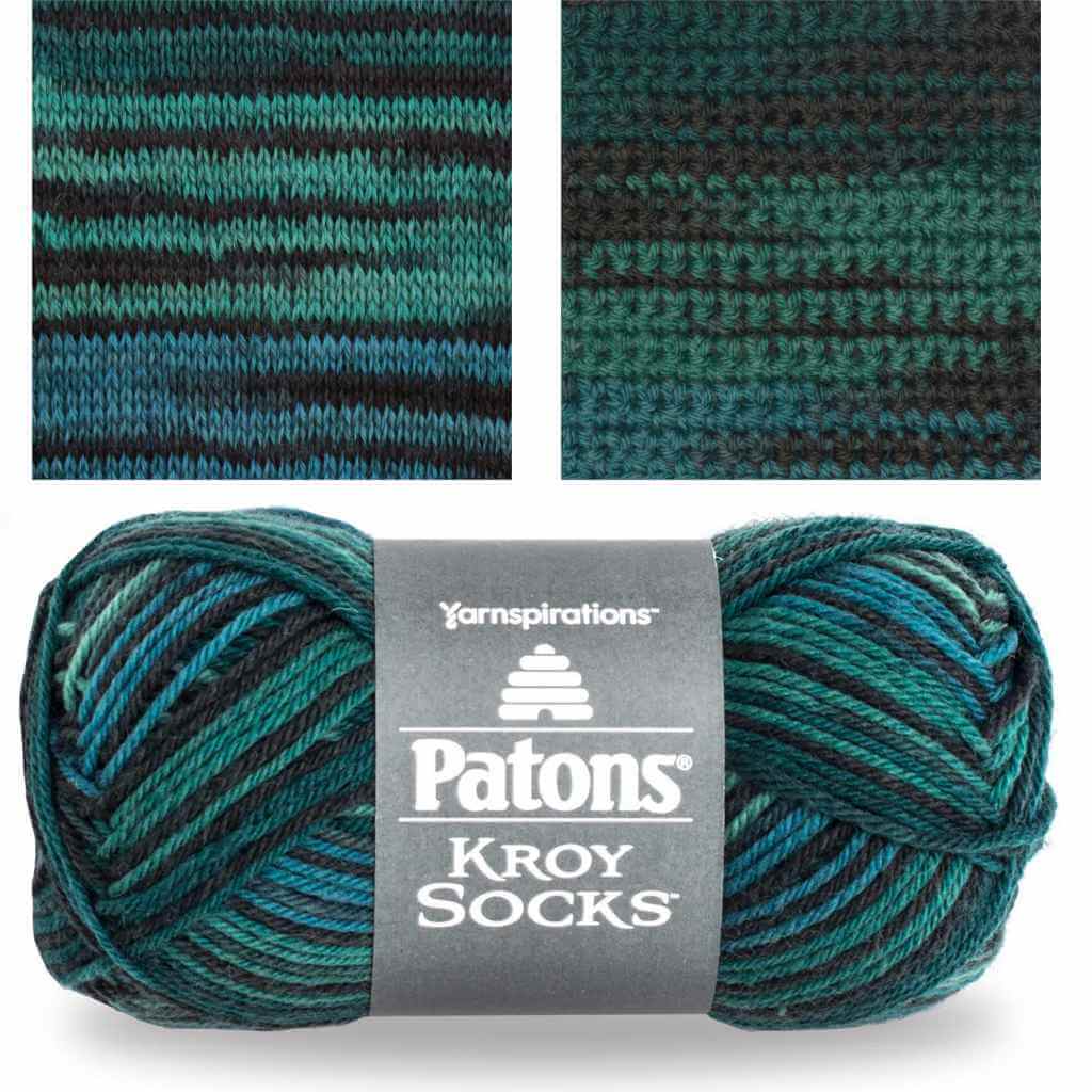 Patons Yarn, Kroy Sock, Easy-Care Machine Wash Knitting Yarn for Socks Kroy Sock Yarn from Patons Yarn Designers Boutique