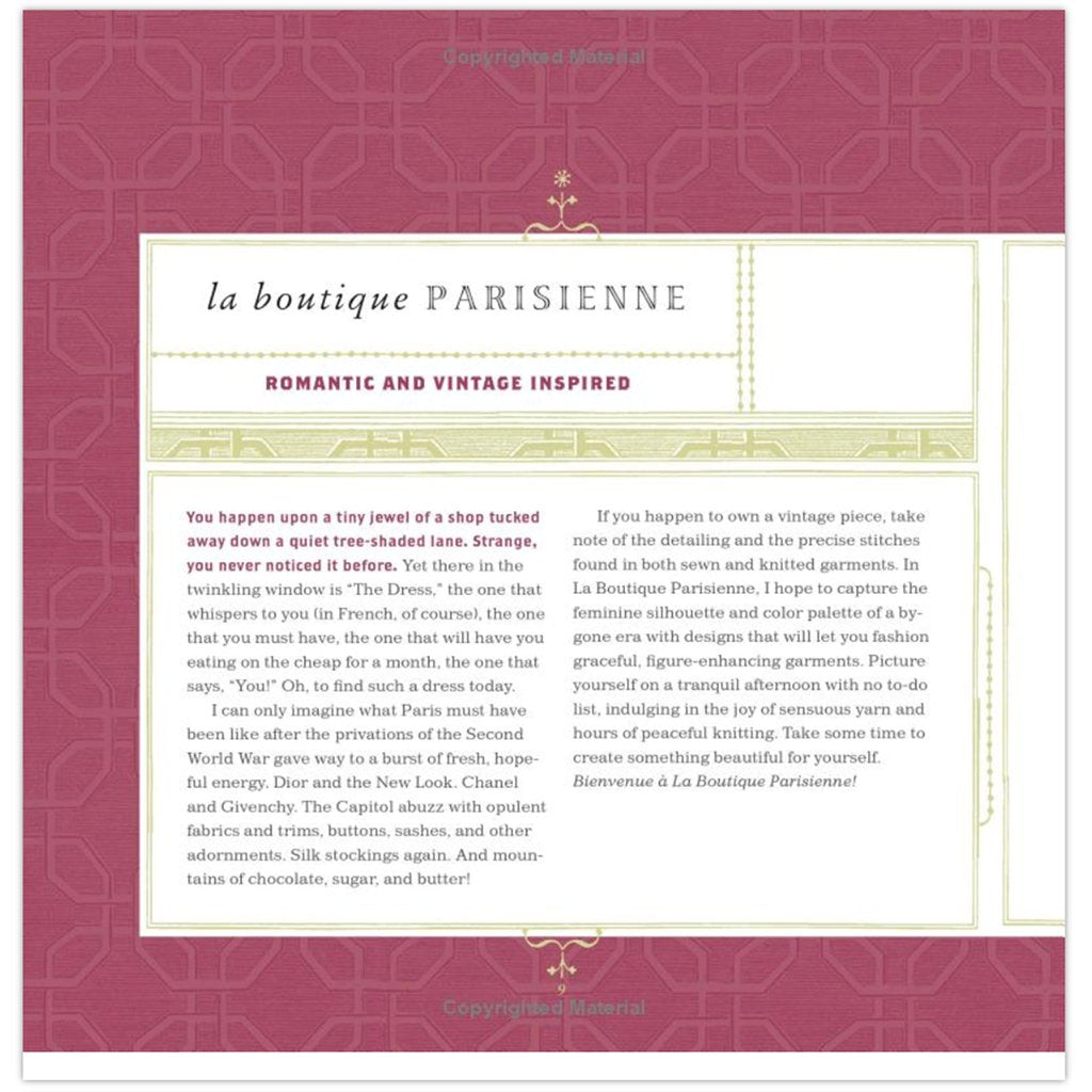 Knitting Patterns | French Girl Knits by Kristeen Griffin-Grimes French Girl Knits Pattern Book by Kristeen Griffin-Grimes Yarn Designers Boutique